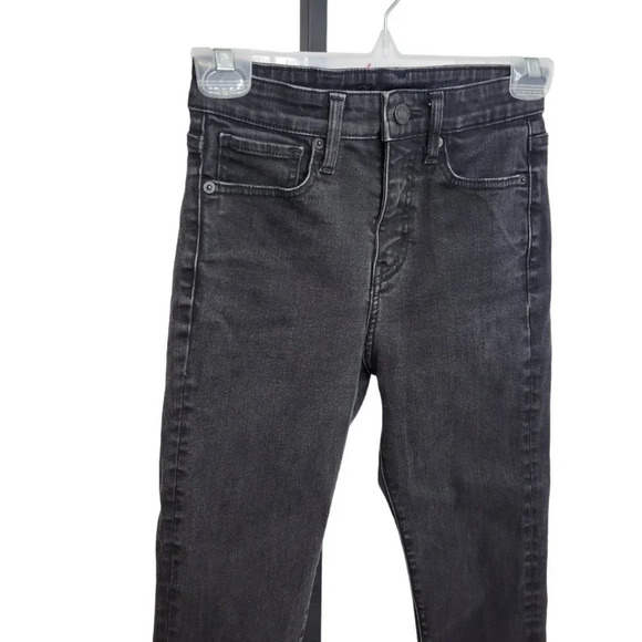 Uniqlo Black Wash High  Rise Skinny Jeans - Picture 2 of 7